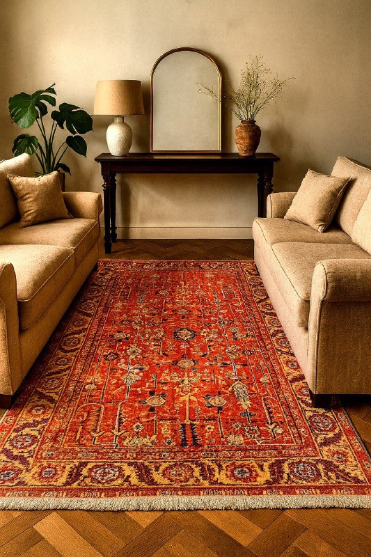 فرشینه لاکی مخمل ابریشم ترک طرح افشانه برند آراد - ابعاد ۲×۳ متری