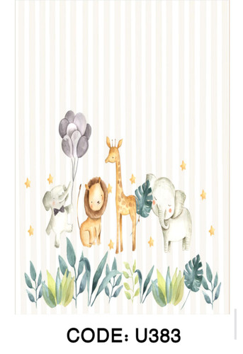 فرش اتاق کودک مدرن و زیبا با طرح حیوانات